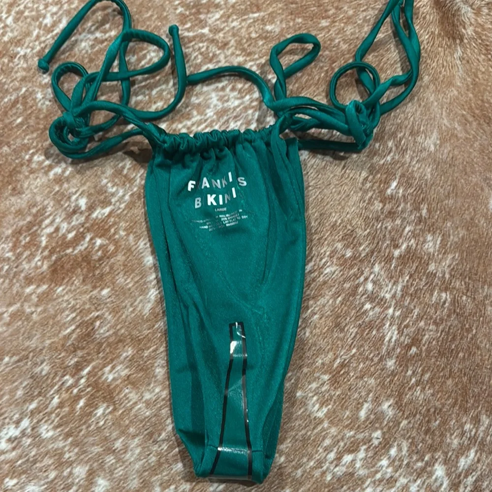 Frankie's Bikinis Teal Bikini Bottom